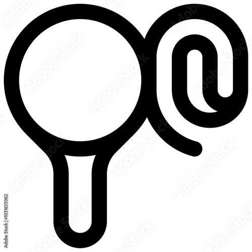 Criminology. Editable stroke vector icon.