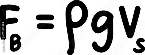 Pressure Pascals physic law Illustration in Black and White