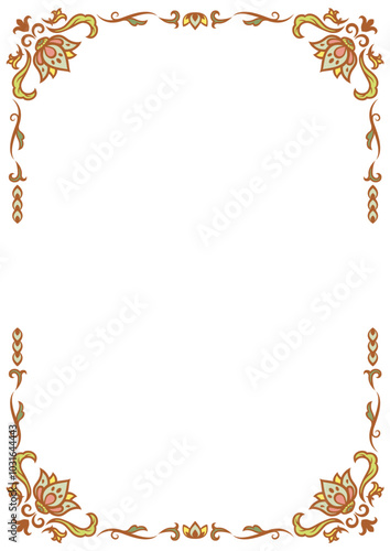 アジア調フレーム29（ブラウン系）