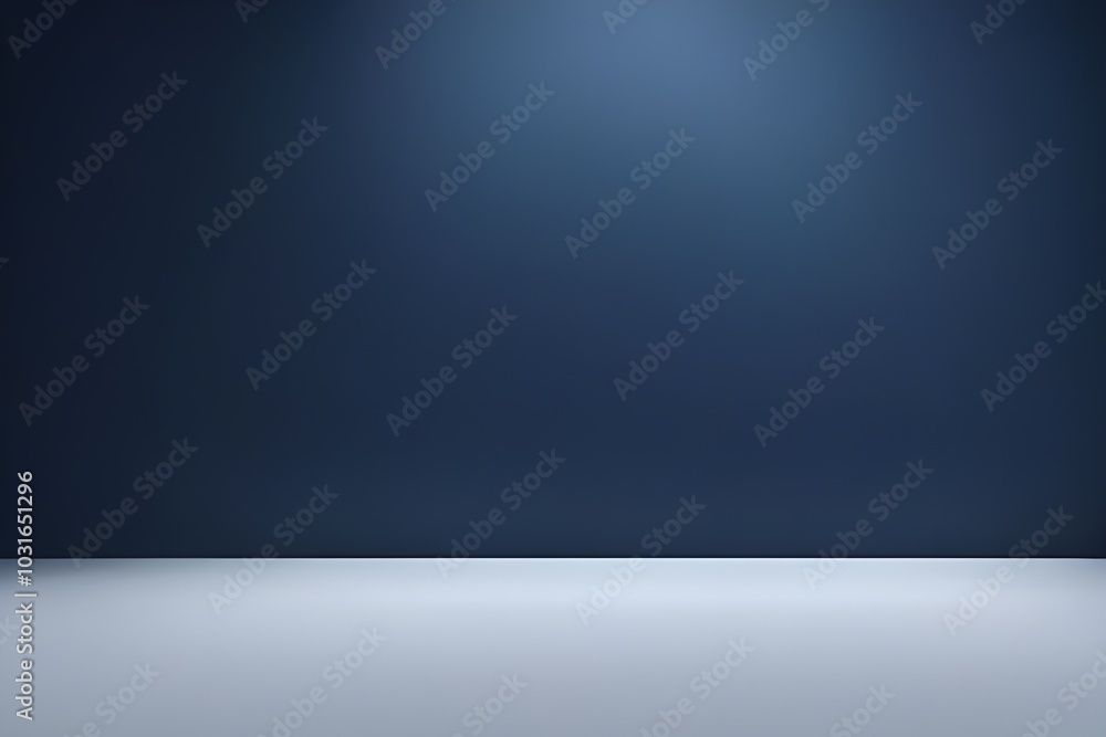 Minimalistic grey background for creative display or presentation with subtle light effects and floor reflection Minimalistic grey background for creative display or presentation with subtle light effects and floor reflection