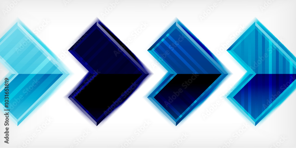 Arrow symbols created with 3d effects and line texture geometric abstract background Arrow symbols created with 3d effects and line texture geometric abstract background