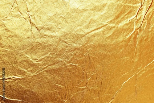 Metallic golden and bronze paper texture with gradient effect, resembling metal foil or wall paint, Golden background. Gold texture. Beautiful luxury gold background. Shiny golden texture