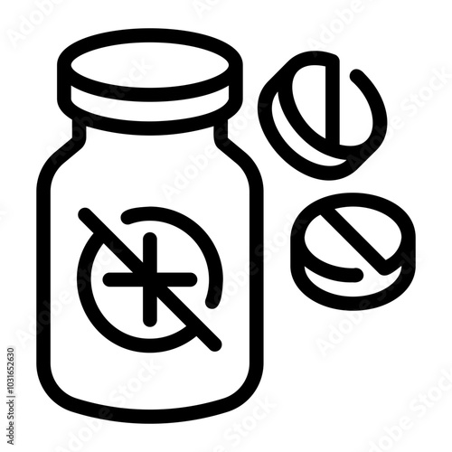 drugs Line Icon