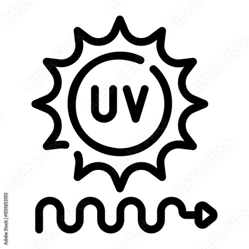 uv Line Icon