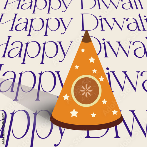 diwali background, Happy diwali, Minimalist Graphic Post photo