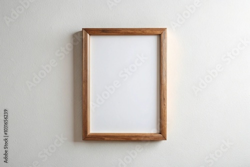 Wall art frame in white frame