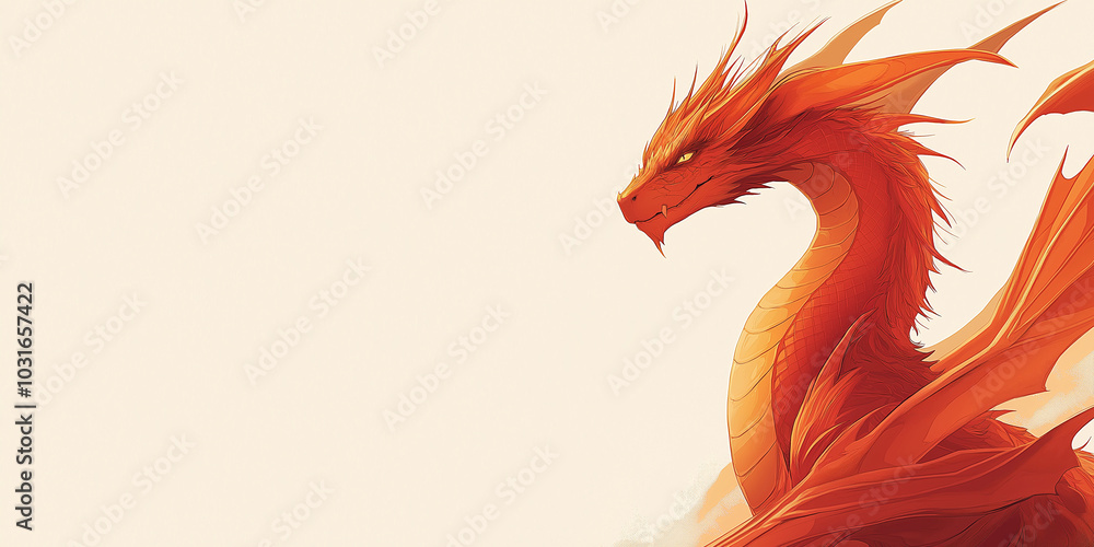 Obraz premium Majestic dragon