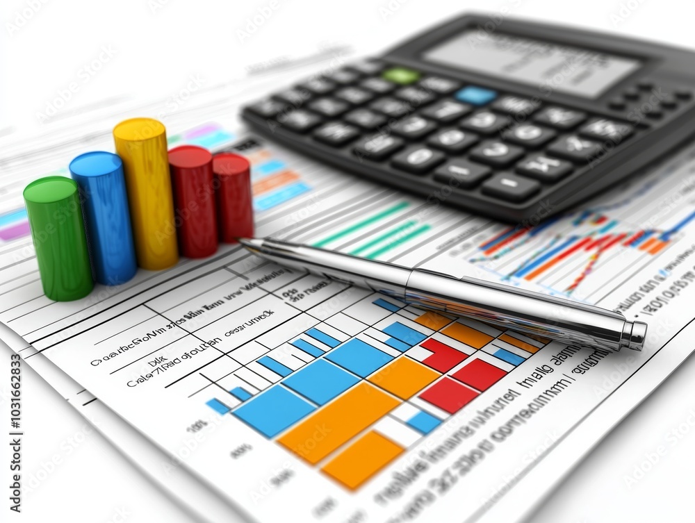 financial management concept background - ai financial management concept background - ai