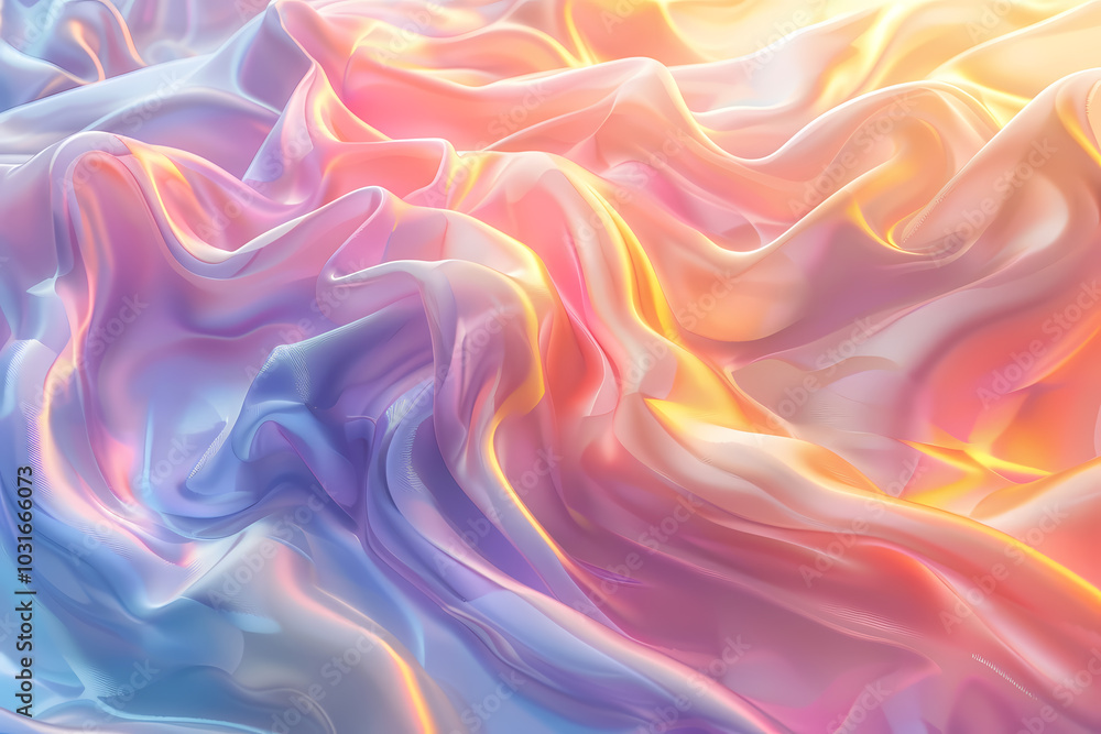 A vibrant, abstract composition of flowing pastel fabric, showcasing a blend of soft pink, purple, and warm orange hues. A vibrant, abstract composition of flowing pastel fabric, showcasing a blend of soft pink, purple, and warm orange hues.