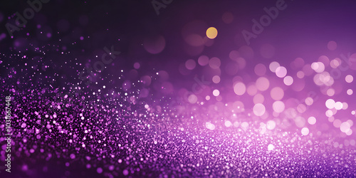 Vibrant Abstract Bokeh Background in Pink and Purple