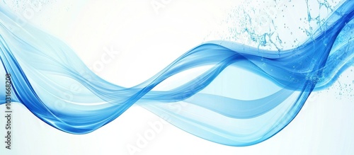 Abstract Blue Water Waves