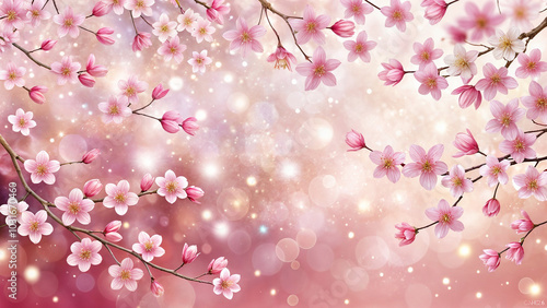 pink cherry blossom in spring