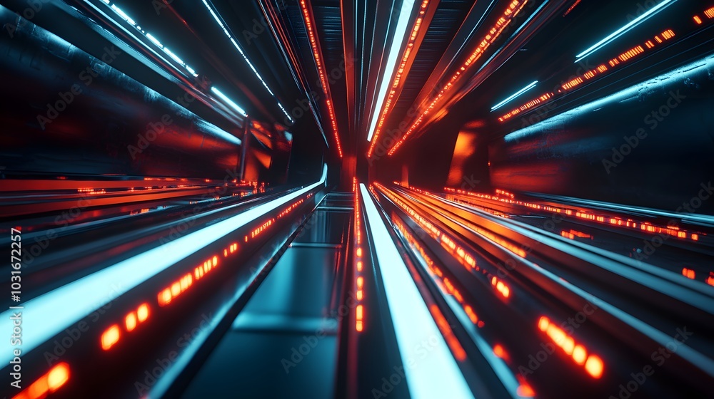 Obraz premium Abstract futuristic background