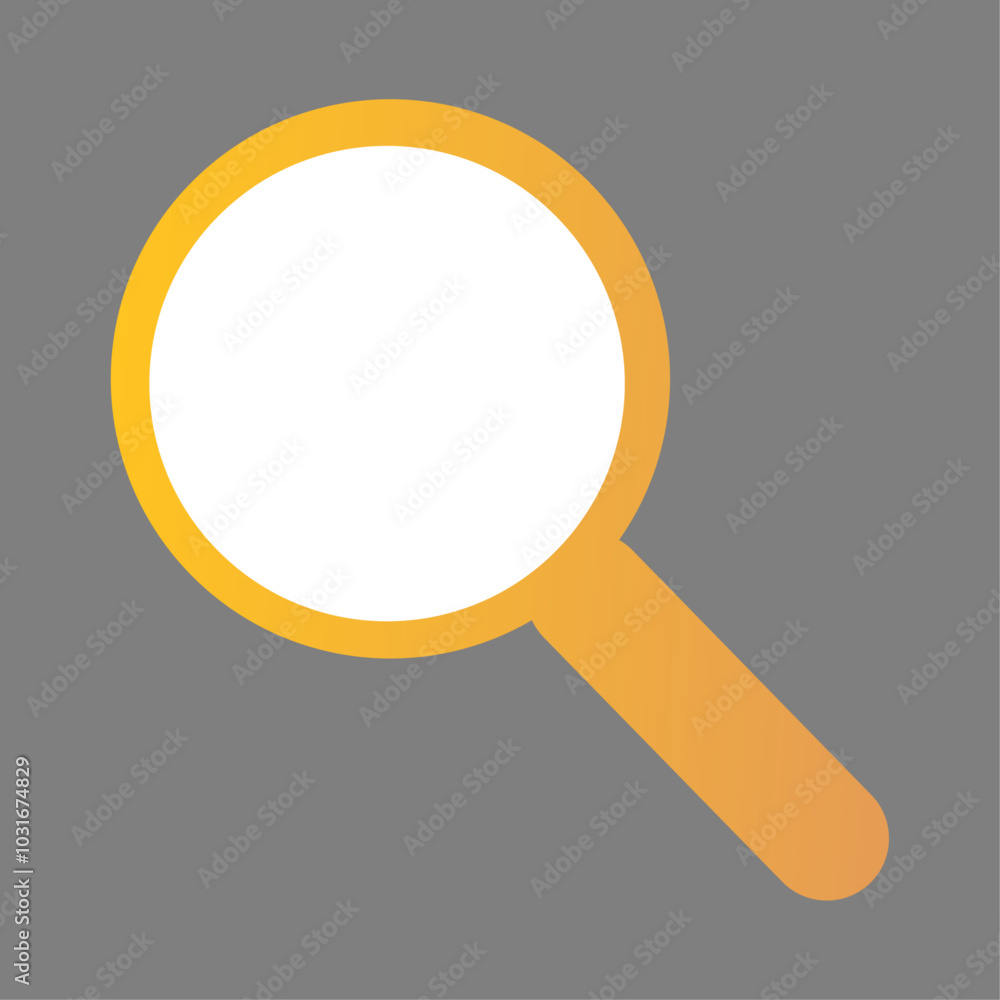 Magnifying glass search isolated icon Magnifying glass search isolated icon