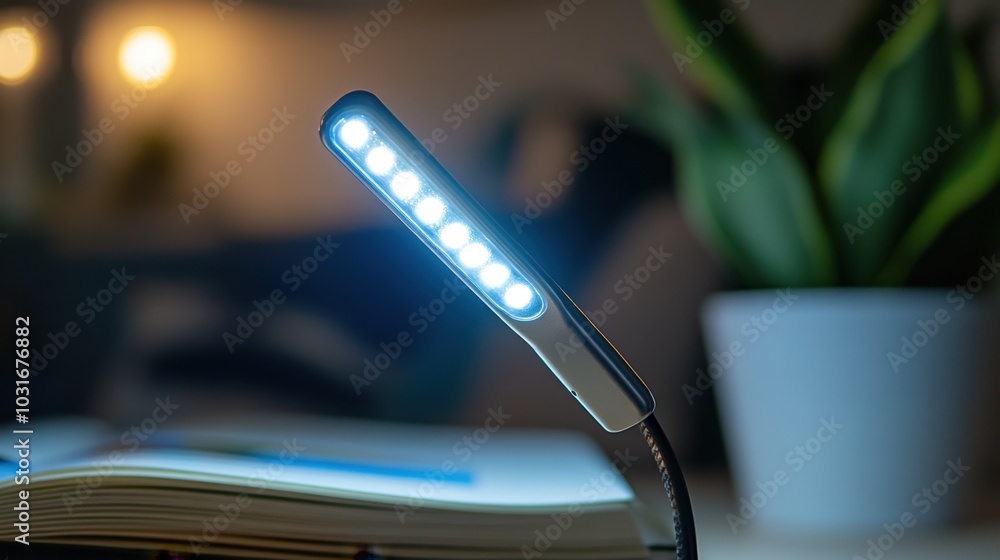 Cozy Evening Reading with Portable LED Book Light Cozy Evening Reading with Portable LED Book Light