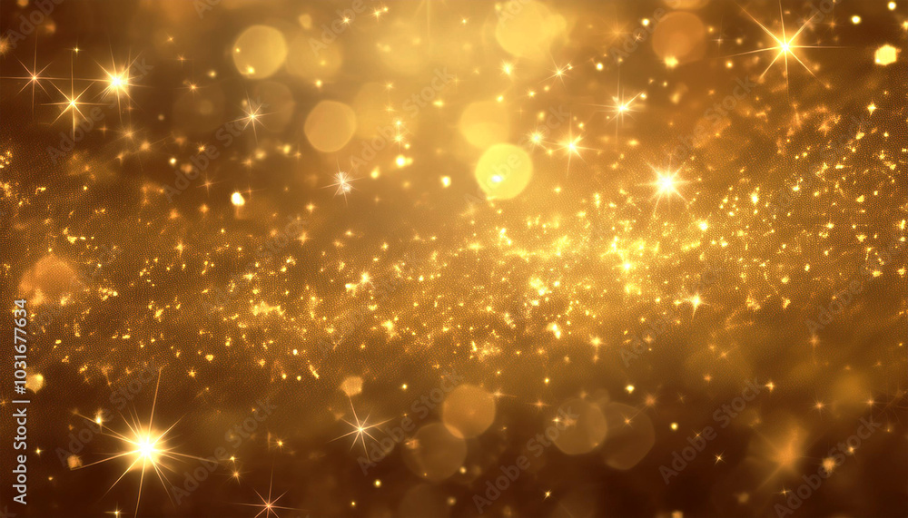 Obraz premium キラキラした金色の抽象的背景