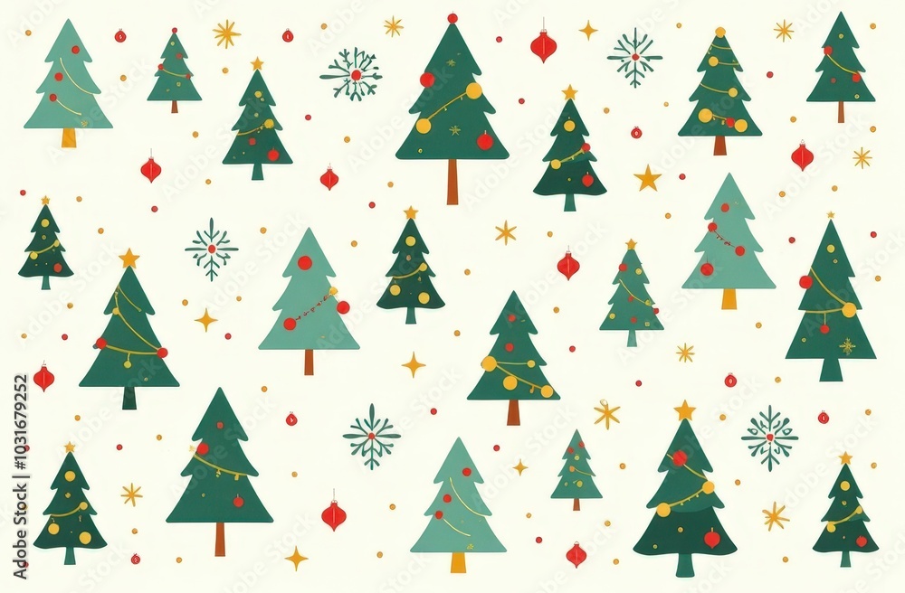 Seamless Christmas pattern with tree design, Christmas background, decorative paper, suitable for gift wrap, wallpaper, vector illustration. Seamless Christmas pattern with tree design, Christmas background, decorative paper, suitable for gift wrap, wallpaper, vector illustration.