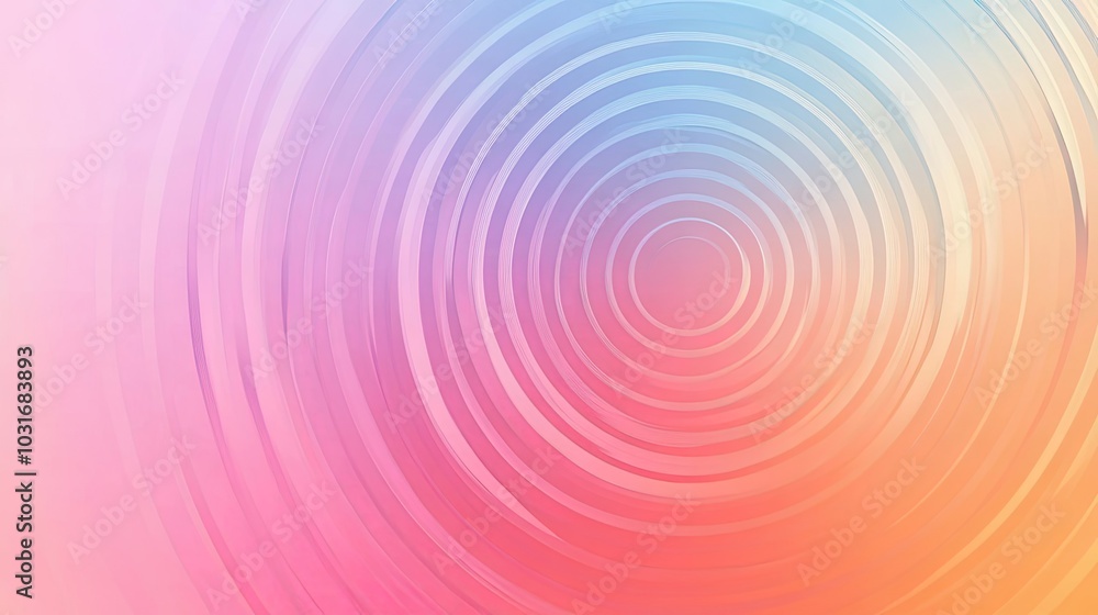 Abstract Colorful Concentric Circles Background Abstract Colorful Concentric Circles Background