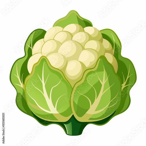 cauliflower and leaves