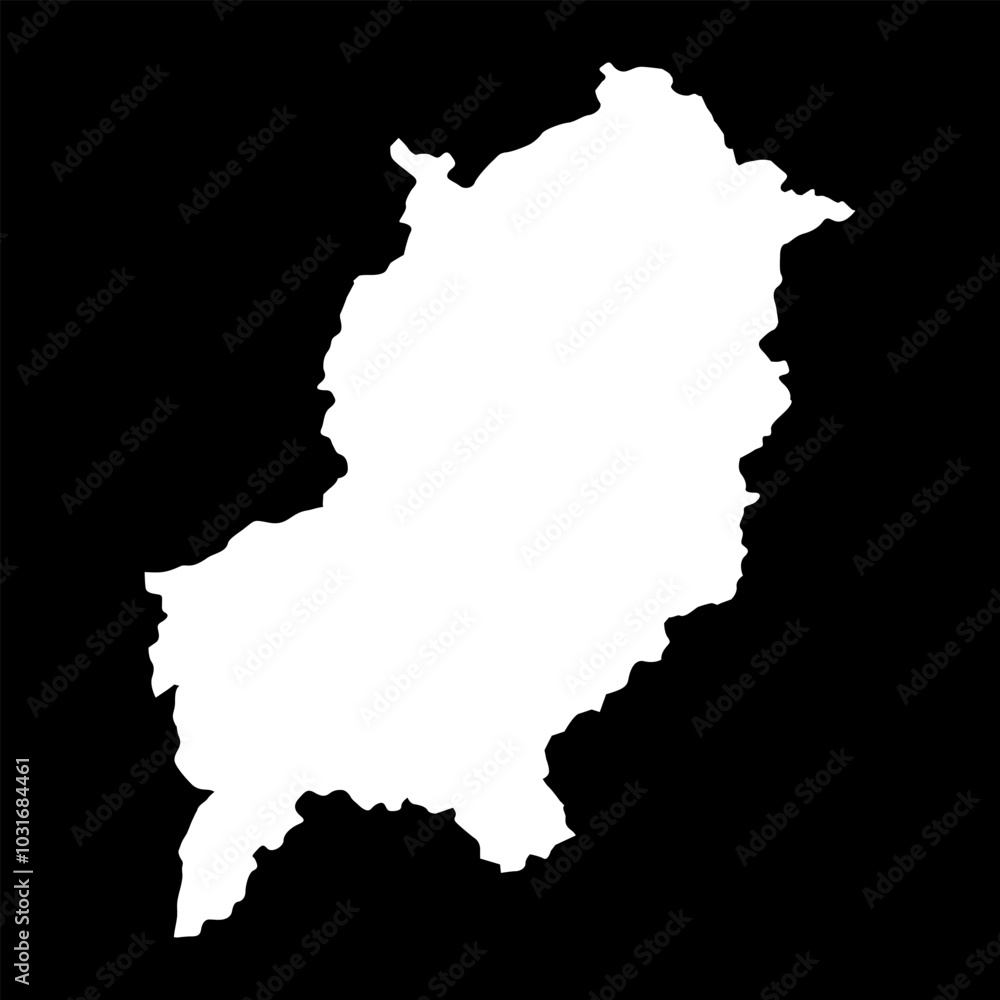 Luang Prabang Province Map Administrative Division Of Lao Peoples