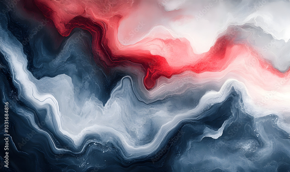 The collision and fusion of cold and warm colors, water and fire, and pigments create a unique aesthetic The collision and fusion of cold and warm colors, water and fire, and pigments create a unique aesthetic