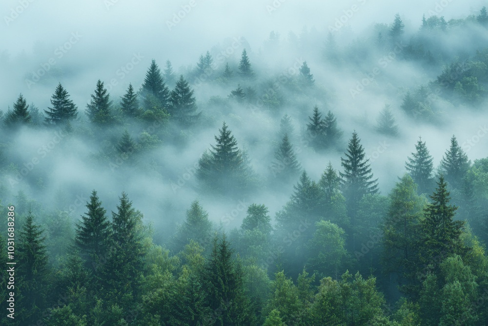Fog Background in Nature Fog Background in Nature