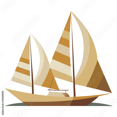 Sailing into the Sunset: A  sailing vessel, its sails billowing in the breeze,  captures the spirit of adventure and freedom on the open sea. The sunset provides a backdrop of warmth and tranquility.