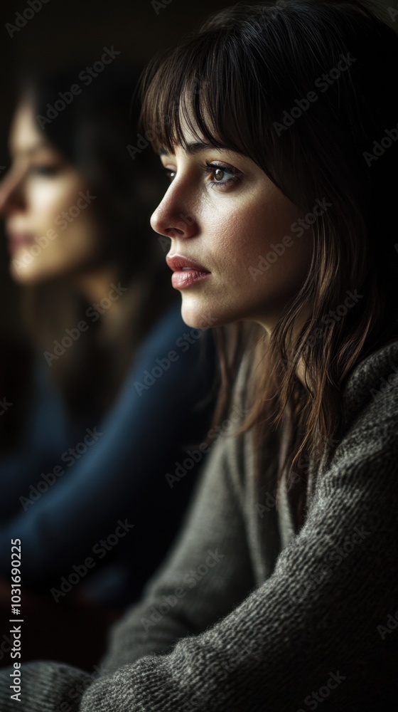 Thoughtful Expressions of Therapists in Close-Up Thoughtful Expressions of Therapists in Close-Up