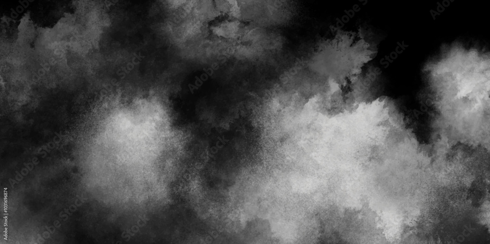 Abstract gray, black smoke overlays realistic dust and white natural effect pattern on black. Abstract gray smoke overlays realistic dust and white natural effect pattern on black. Abstract gray, black smoke overlays realistic dust and white natural effect pattern on black. Abstract gray smoke overlays realistic dust and white natural effect pattern on black.