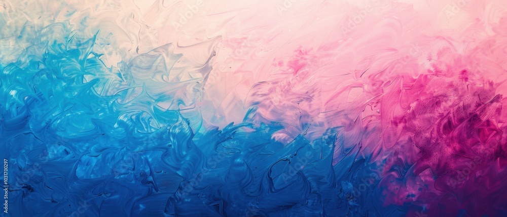 Sweeping Pink and Blue Abstract Art Canvas Sweeping Pink and Blue Abstract Art Canvas