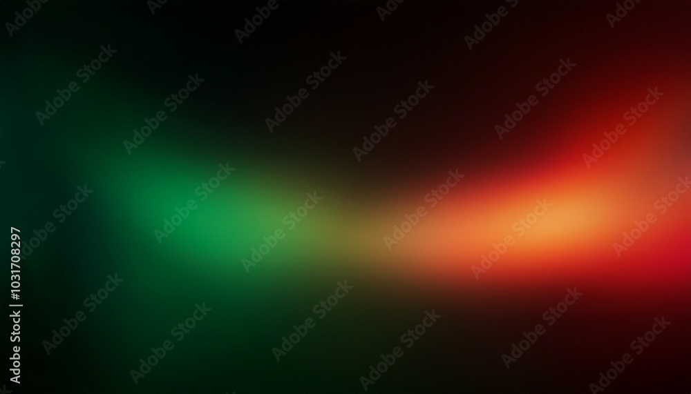 Defocused red green orange radiance soft texture on dark black abstract empty space background. Neon blur glow. Color light overlay. Copy space. Defocused red green orange radiance soft texture on dark black abstract empty space background. Neon blur glow. Color light overlay. Copy space.