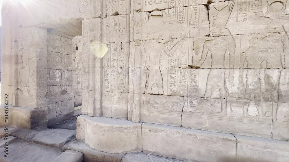 Stroll among the time-worn stones of the Temple of Horus and marvel at the architectural wonders of ancient Egypt. This sacred site, located at Edfu, is testimony to the pharaohs. Stroll among the time-worn stones of the Temple of Horus and marvel at the architectural wonders of ancient Egypt. This sacred site, located at Edfu, is testimony to the pharaohs.
