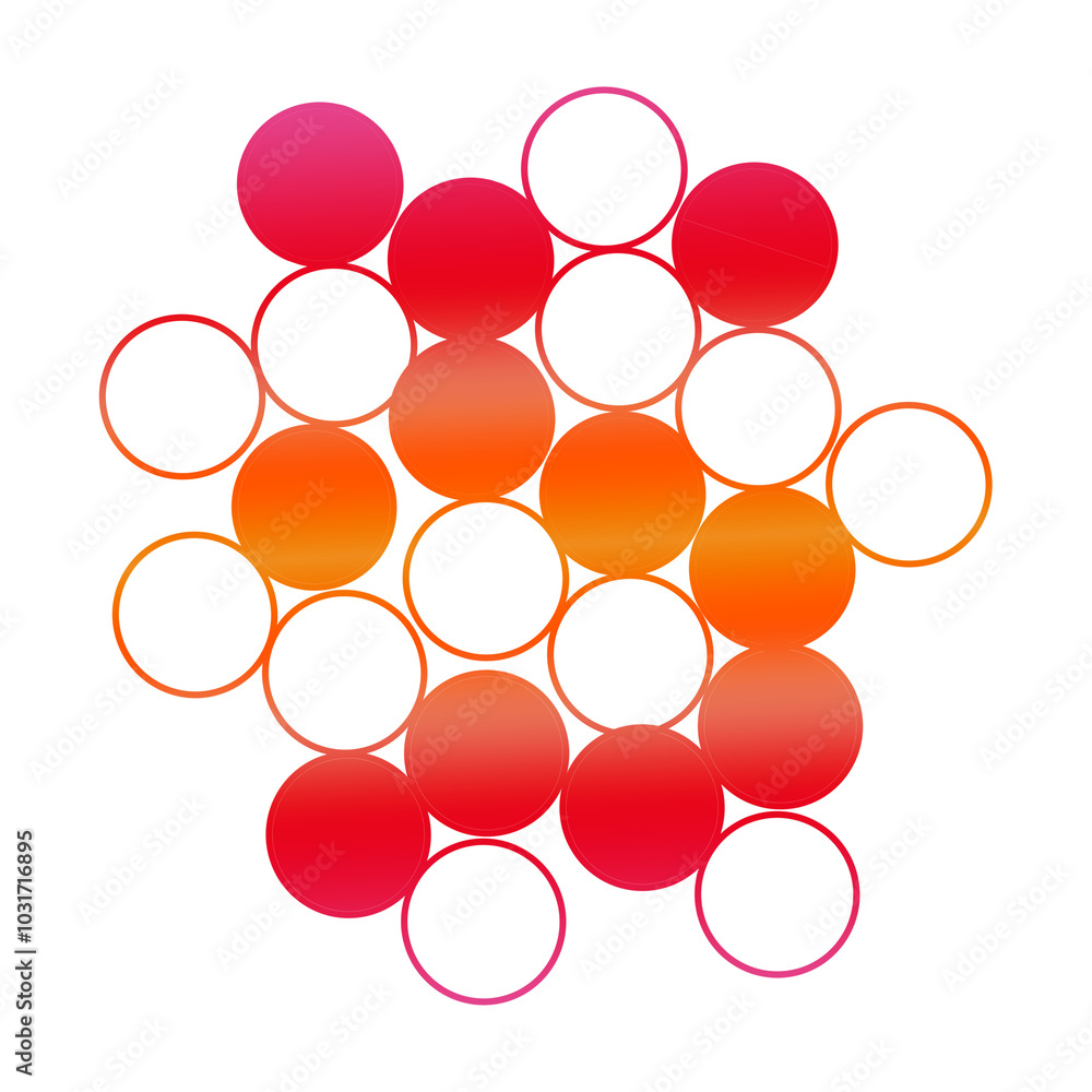 Circle gradient pattern Circle gradient pattern