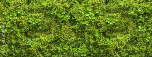 A lush green moss texture, perfect for backgrounds or natural-themed designs.