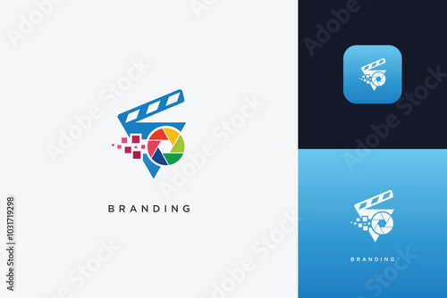 film production multimedia branding logo