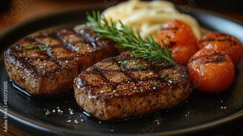 Grilled steak