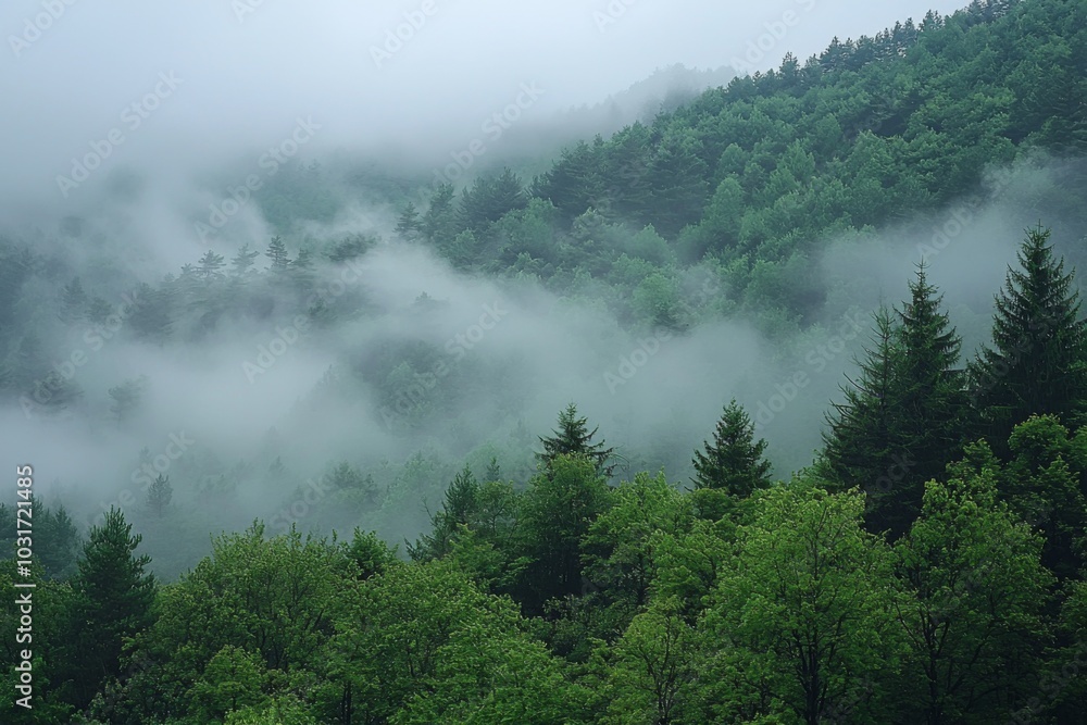 Fog Background in Nature Fog Background in Nature