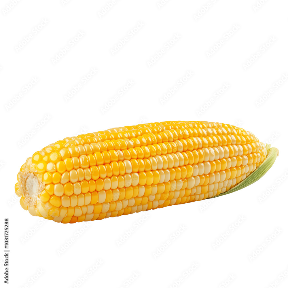Corn on cob, white isolate background Corn on cob, white isolate background