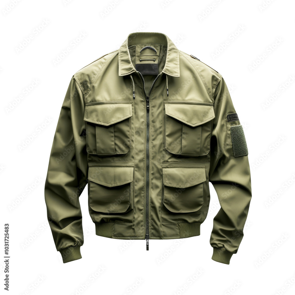 Green Jacket with Pockets Green Jacket with Pockets