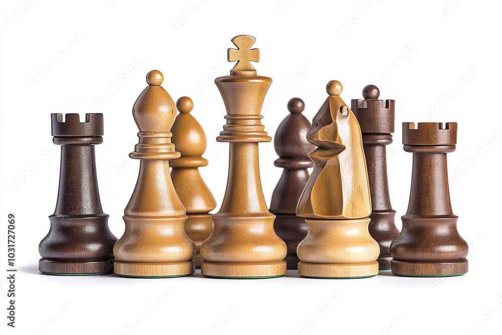 chess player isolated on white background chess player isolated on white background