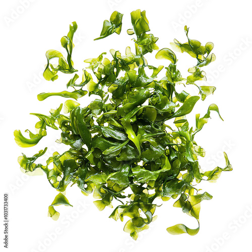 Seaweed, white isolate background photo