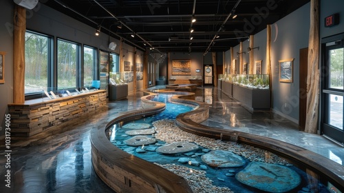 Experience the Serenity of a Community Water Conservation Education Center with Scenic Views