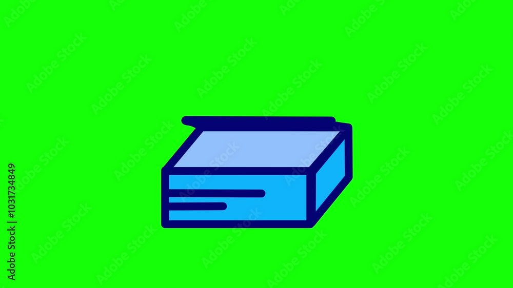 Looping animation of pen, notes, book, notebook, paper for memo or writing a note Looping animation of pen, notes, book, notebook, paper for memo or writing a note