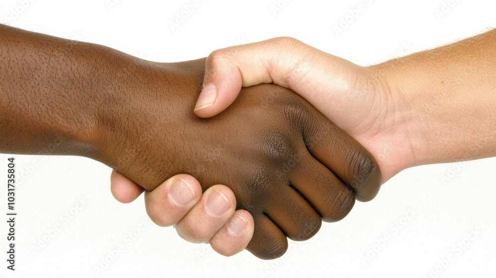 Diverse Handshake Symbolizing and Partnership Diverse Handshake Symbolizing and Partnership