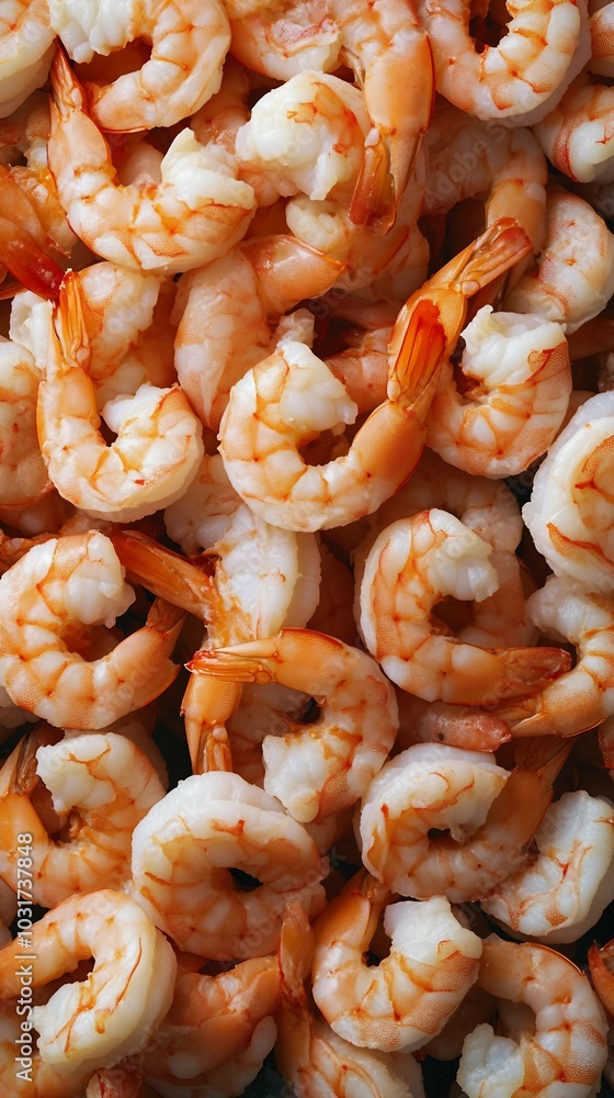 Close-up of Fresh Cooked Shrimp Close-up of Fresh Cooked Shrimp