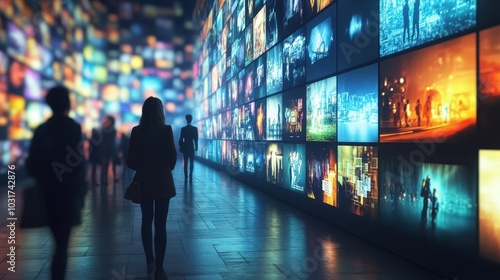 Wallpaper Mural The Impact of Streaming Services: Analyze how streaming services have transformed entertainment consumption. Torontodigital.ca