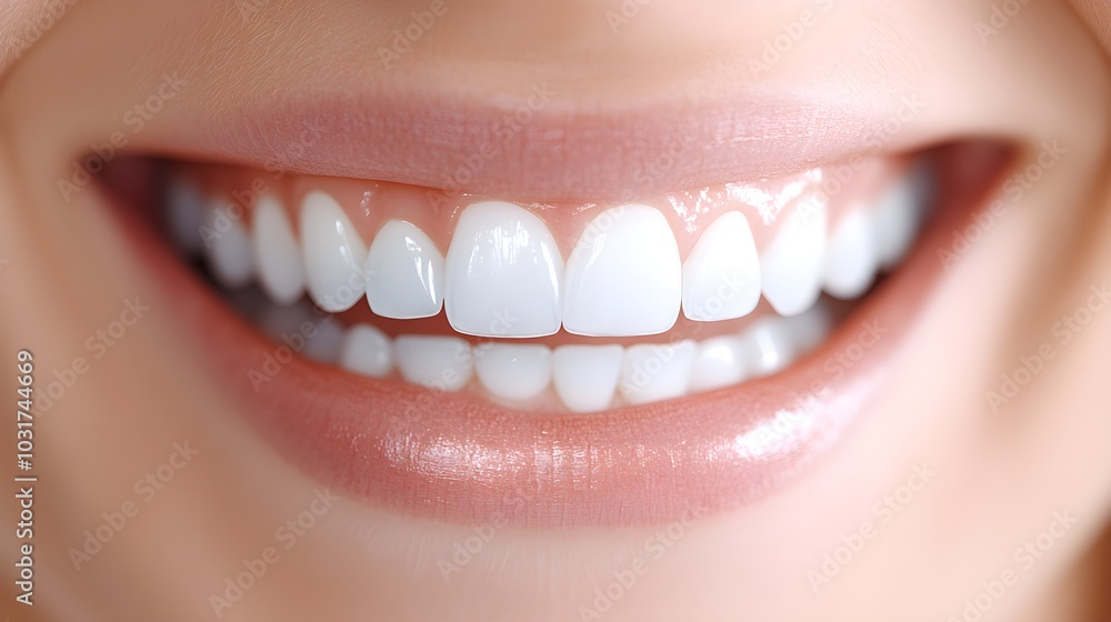 Before-and-after orthodontic images of a patient's smile, focusing on alignment changes and overall dental improvement, Realistic, Neutral Background Before-and-after orthodontic images of a patient's smile, focusing on alignment changes and overall dental improvement, Realistic, Neutral Background