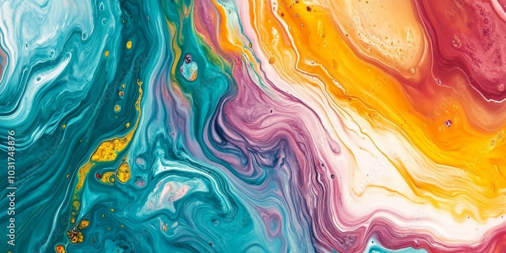 Vibrant Red and Pink Marble Texture Abstract Background