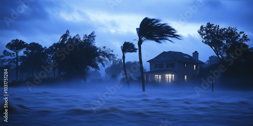 As the Hurricane Looms, Residents Frantically Fortify Homes Against the Incoming Storm