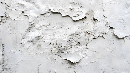 White concrete wall as background, white cement or stone old texture as a retro pattern wall plaster and scratches